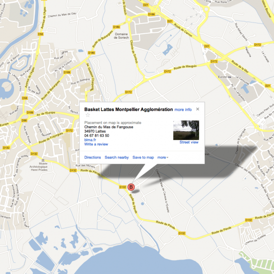 map lattes montpellier